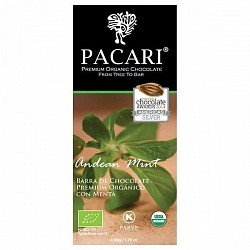 Pacari Органический шоколад с андской мятой, 60% 50 гр