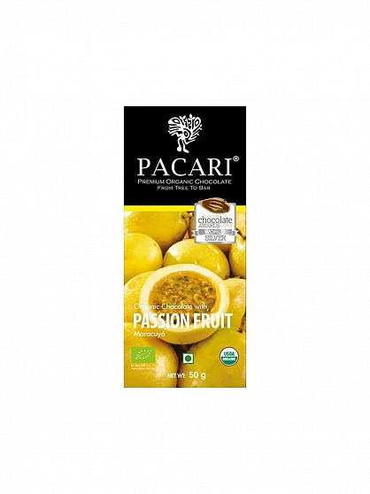 Pacari Органический шоколад с маракуйей, 60% 50 гр