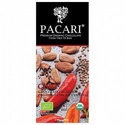 Pacari Органический шоколад с перцем чили, 60% 50 гр