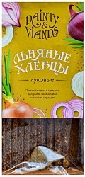 Dainty&Viands Хлебцы льняные "Луковые" 120 гр